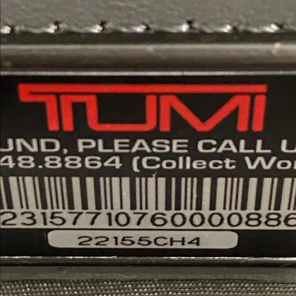 Tumi Ballistic Nylon Accessory Satchel Style #022155CH4 12